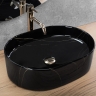 умивальник Rea Nadia 50x38 black stone (REA-U9240)