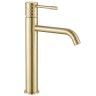 змішувач для умивальника Rea Lungo Diamond high brushed gold (REA-B9845)