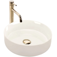 умывальник Rea Sami 36x36 ecru shiny (REA-U4590)