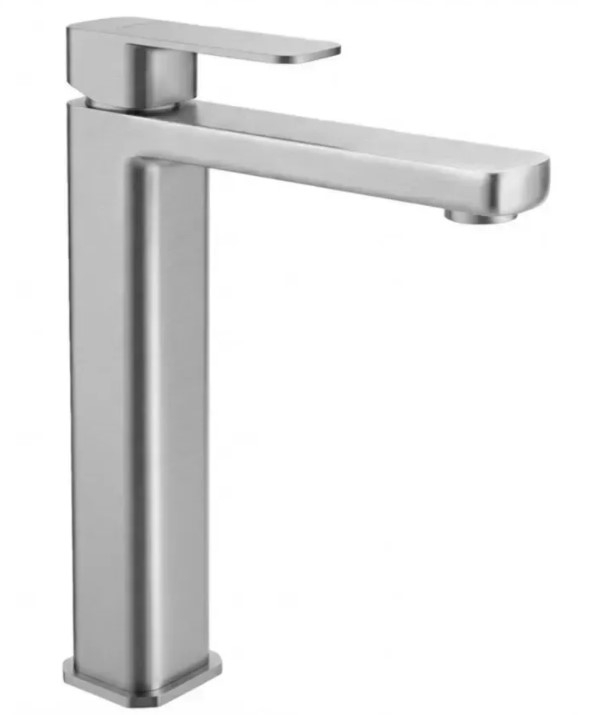 смеситель для умывальника Rea Arlo brushed nickel, высокий (REA-B4588)