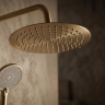 душова система для душу з термостатом Rea Lungo brushed gold (REA-P6730)