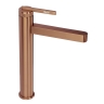 змішувач для умивальника Rea Grace High brushed copper (REA-B8941)