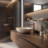 змішувач для умивальника Rea Grace High brushed copper (REA-B8941)