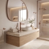 змішувач для умивальника Rea Grace High brushed copper (REA-B8941)