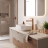 змішувач для умивальника Rea Grace High brushed copper (REA-B8941)