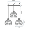 люстра TooLight black (OSW-30002)