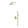 душова система з термостатом Omnires Y brushed brass (SYSYT05BSB)