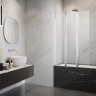 штора для ванны Radaway Eos PNW4 86x152 прозрачное стекло, хром (1205401-101)