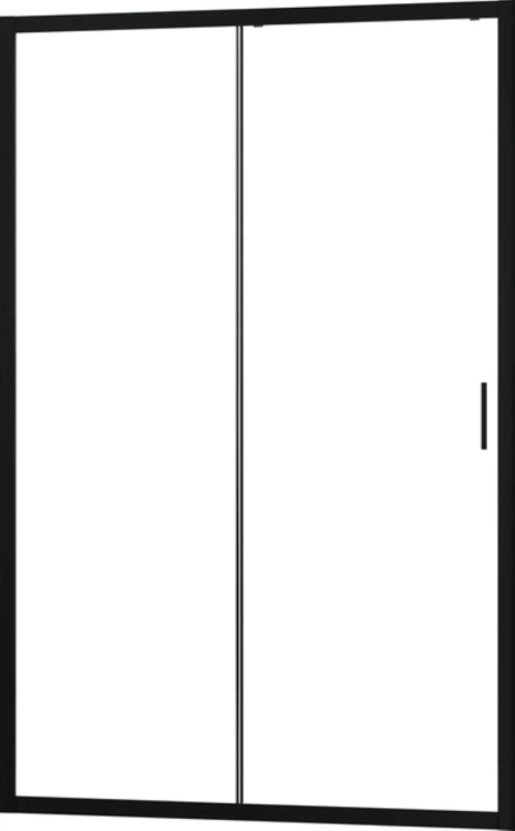 душевые двери Radaway Alienta DWJ 140х190 безопасное стекло, черный (10260140-54-01)