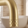 змішувач для ванни Rea Lungo Diamond підлоговий brushed gold (REA-B2246)