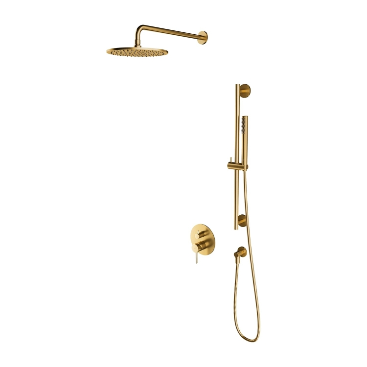 душевая система Omnires Y скрытого монтажа brushed gold (SYSY47GLB)