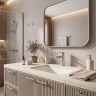 змішувач для умивальника Rea Grace brushed nickel (REA-B8931)