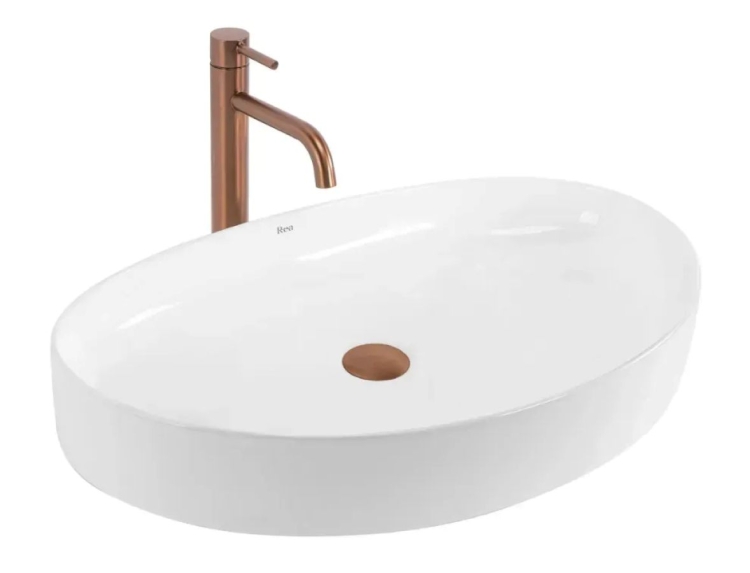 умивальник Rea Joana 65,5x40,5 накладний, white (REA-U6371)