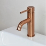 смеситель для умывальника Rea Lungo copper brush (REA-B1112)
