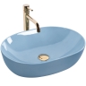 умивальник Rea Lisa 49x35 blue shiny (REA-U6620)