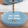 умивальник Rea Lisa 49x35 blue shiny (REA-U6620)
