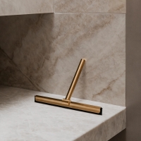 скребок для душевой кабины Omnires Uni brushed gold (UN10910GLB)