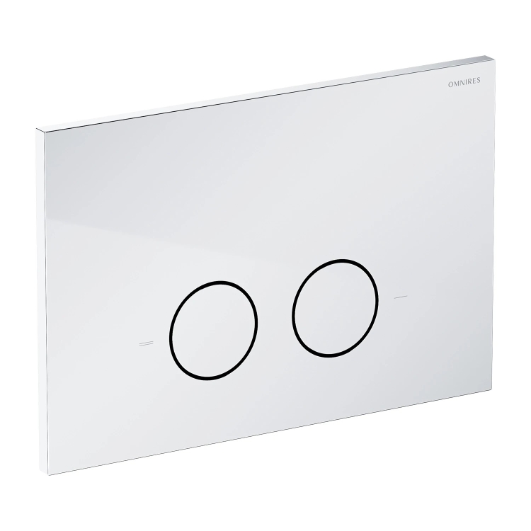 смывная клавиша Omnires STEEL R-45 polished chrome (ST45PS1CR)