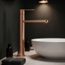 змішувач для умивальника Rea Arcos brushed copper (REA-B6968)