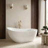 ванна акриловая Rea Orte 171x78 отдельностоящая, white (REA-W1860)