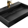 умивальник Rea Goya 45,5x100 black (REA-U8666)