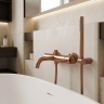 змішувач для ванни Rea Lungo Diamond brushed copper (REA-B2245)