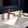 змішувач для умивальника Rea Lungo Diamond Low brushed copper (REA-B9844)
