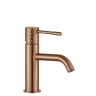 змішувач для умивальника Rea Lungo Diamond Low brushed copper (REA-B9844)