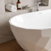 ванна акриловая Rea Celia 168,5x82,5 отдельностоящая, white (REA-W4403)