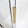 штора для ванны Rea Dario 100x140 brush gold стекло прозрачное (REA-W7885)