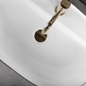 умивальник Rea Aura 60,5x40,5 white/gold brush (REA-U6900)