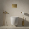 змивна клавіша Omnires STEEL R-45 brushed gold (ST45PS1GLB)