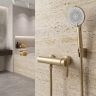 змішувач для ванни Rea Ontario side brushed gold (REA-B6552)