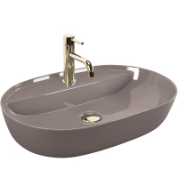 умывальник Rea Aura 61x41 beige shiny (REA-U6381)