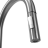 смеситель для кухни Rea Eco Fresh с выдвижным изливом, brushed nickel (REA-B7563)
