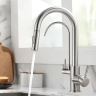 смеситель для кухни Rea Eco Fresh с выдвижным изливом, brushed nickel (REA-B7563)