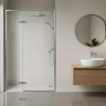 душові двері Rea Atlas 80x200 безпечне скло, прозоре, зліва, chrome (REA-K4662)