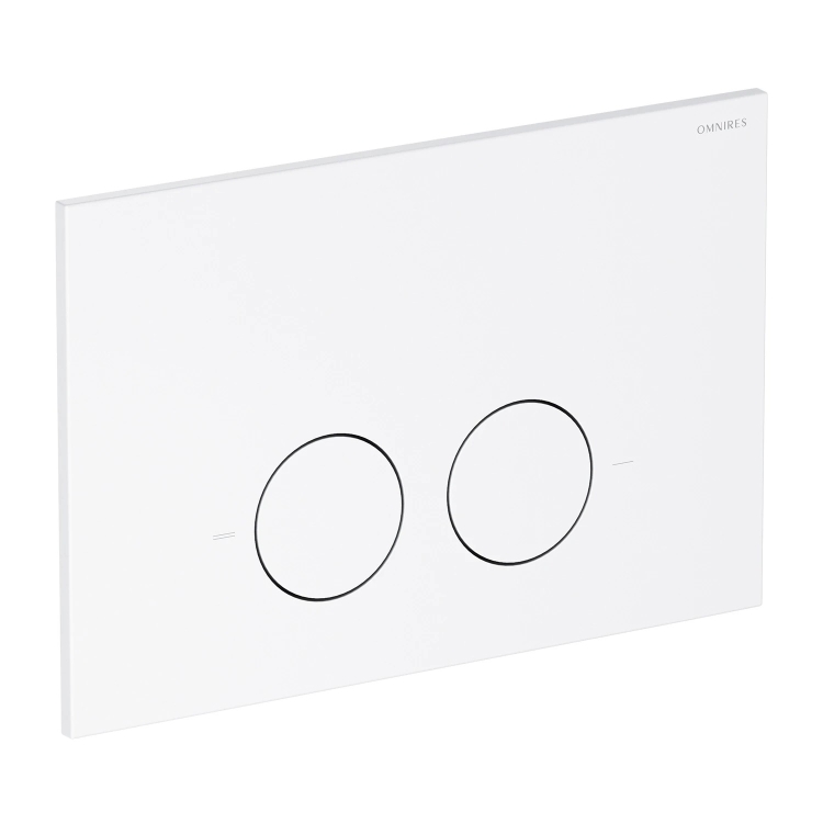смывная клавиша Omnires MINIMAL matt white (MPS1WM)