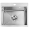 кухонная мойка Rea Leo 50x45 с сифоном, brush nickel (ZLE-06003)