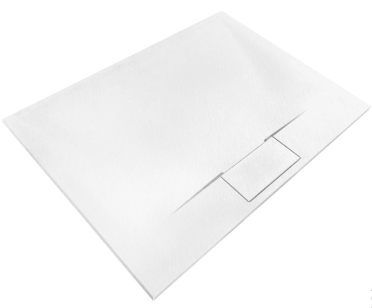 піддон Rea Bazalt Long 80x120 прямокутний, білий (REA-K3321)