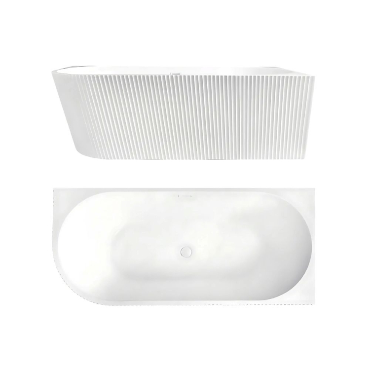 ванна акрилова Rea Wenus 170х80 + сифон + пробка click/clack, праворуч, white (REA-W0130)