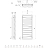 полотенцесушитель Lavita Frio 1096x500 white (5903918078732)