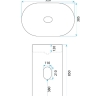 умивальник Rea Dolce 52х38,5, підлоговий, white (REA-U4302)