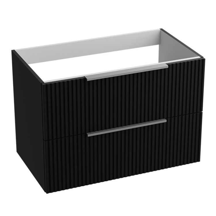 тумбочка підвісна Lavita Oklahoma 80 black mat (5900378334668)