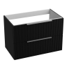 тумбочка підвісна Lavita Oklahoma 80 black mat (5900378334668)