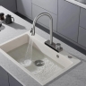 смеситель для кухни Rea Conor с выдвижным изливом, nickel mat (REA-B6313)