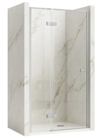 душові двері Rea Atlas 100x200 безпечне скло, прозоре, ліворуч, chrome (REA-K4664)