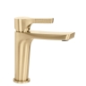 смеситель для умывальника Rea Maxim Premium Low brushed gold (REA-B8938)