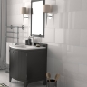 плитка QUA Granite Glossy 30x90 White Rec Niveo Blanco