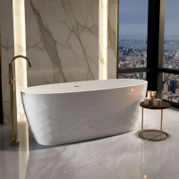 ванна акриловая Rea Gaja 170х81,5 + сифон + донный клапан, white (REA-W0125)